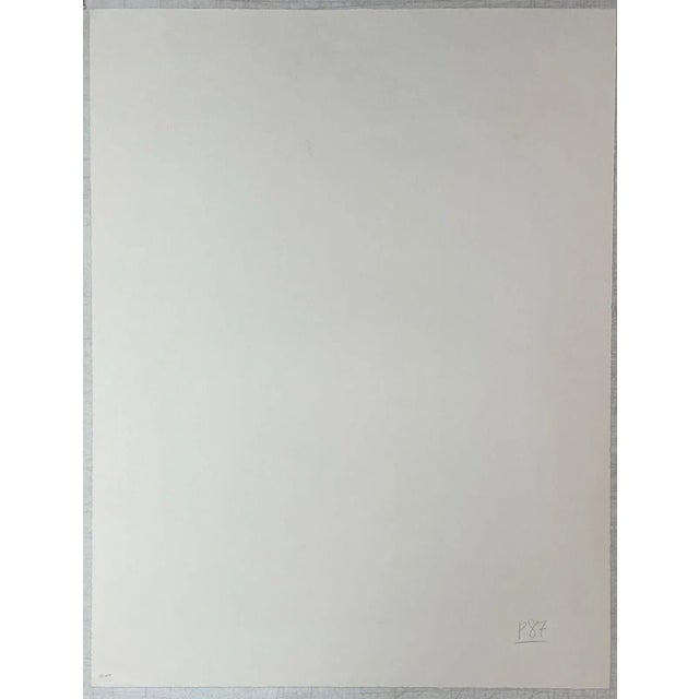 Contemporary Adja Yunkers 'Veronica II" Abstract Expressionist Minimalism Signed Lithograph For Sale - Image 3 of 12