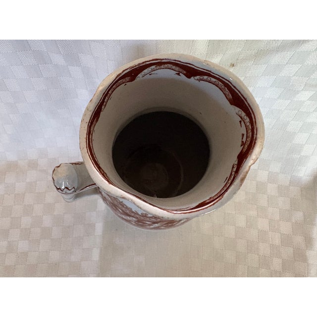 Mid 19th Century English Brown Transfer Ware Pitcher For Sale In Lexington, KY - Image 6 of 12