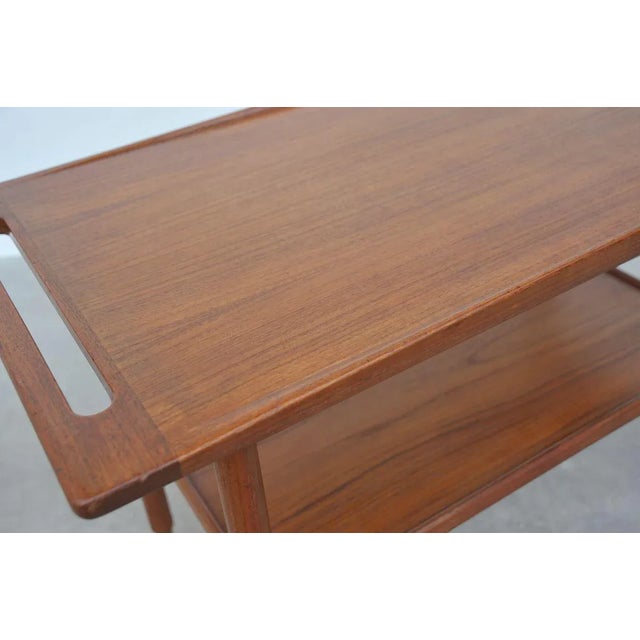Danish Teak Trolley in the Style of Arne Vodder, 1960s For Sale - Image 6 of 9