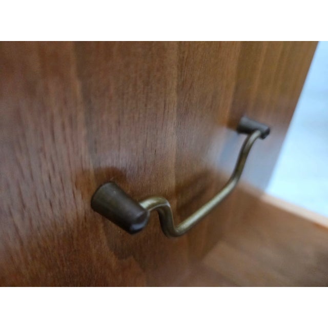 Wood Danish Chest of Drawers in Beech, 1970s For Sale - Image 7 of 17