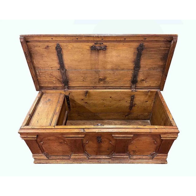 Brown Antique European 18th Century Chest For Sale - Image 8 of 8