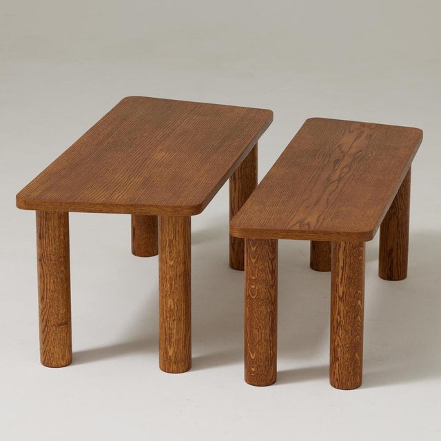 Mid-Century Modern Wood Coffee Tables, 1950, Set of 2 For Sale - Image 11 of 18