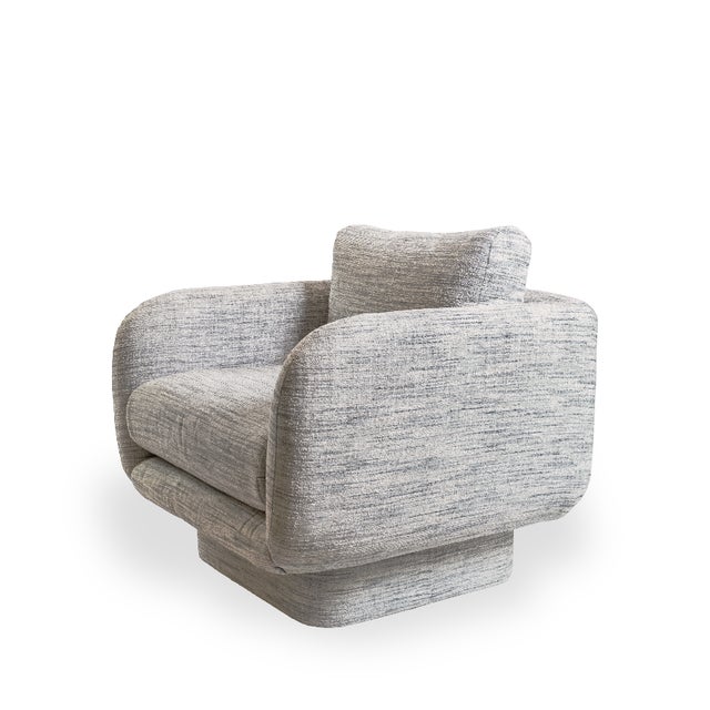 The Mitchell Gold & Bob Williams Swivel Chair combines modern comfort with timeless craftsmanship, offering a generously...