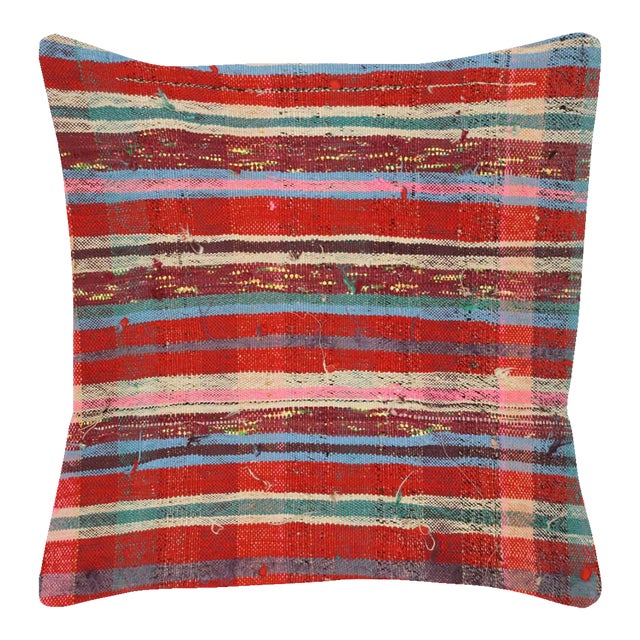 1960s Turkish Rag Pillow For Sale