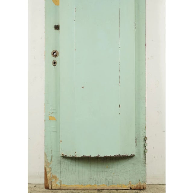 Vintage 1 Panel Wood Built in Cabinet Door For Sale - Image 4 of 12