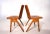 Vintage Stackable Dining Chairs in Plywood, 1960, Set of 2 For Sale - Image 11 of 18