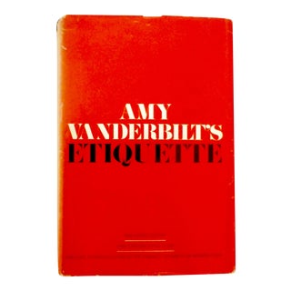 1978 Amy Vanderbilt's Etiquette Book, Illustrated W Warhol Drawings For Sale