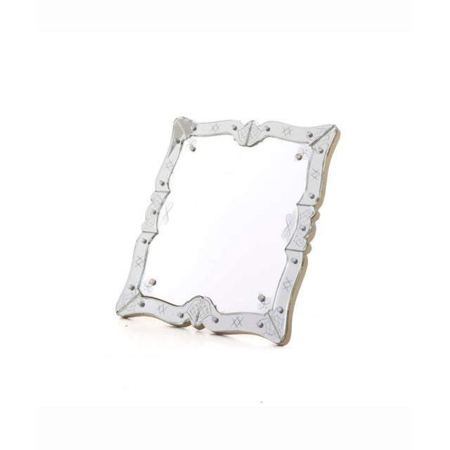 Table Mirror in Engraved Glass by Luigi Brusotti for Fontana Arte, 1940s For Sale - Image 16 of 16