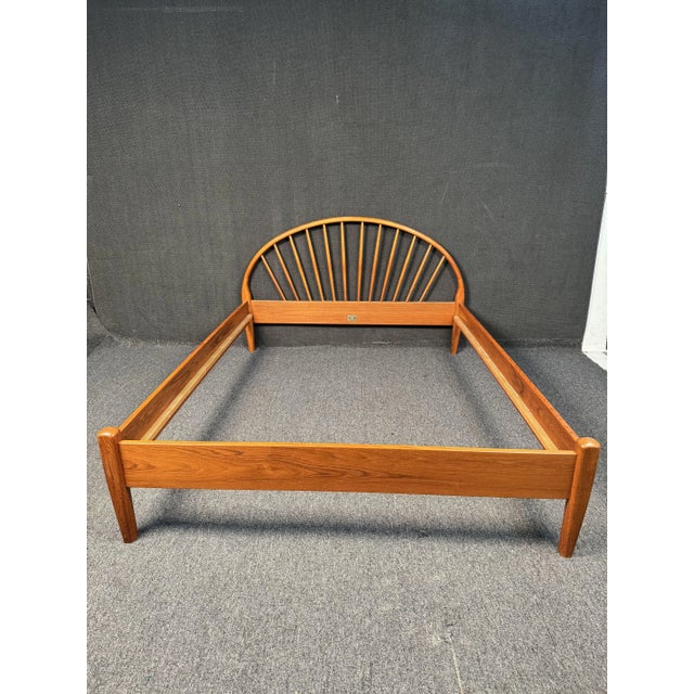 Mid-Century Modern Mid 20th Century Danish Teak Bedframe by Jespersen of Denmark For Sale - Image 3 of 12