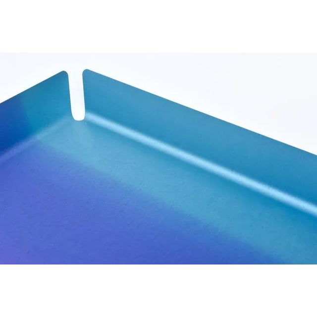 Neal Fray for Opening Ceremony Anodized Aluminum Serving Tray, Barware For Sale - Image 4 of 9
