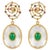 Gemstone details Multi sapphire weight: 0.50cts Emerald weight: 0.74 cts White topaz weight: 13.85 cts 14K gold Gross...