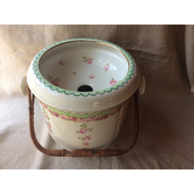 Royal Doulton Royal Doulton Edwardian Rose Garland Jardinere / Ice Bucket For Sale - Image 4 of 13