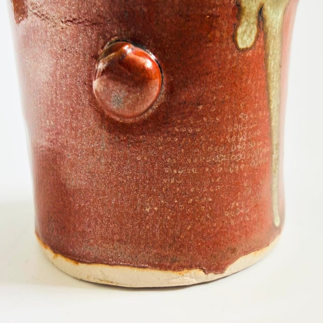 Drip Glaze Studio Pottery Cup For Sale In San Francisco - Image 6 of 8
