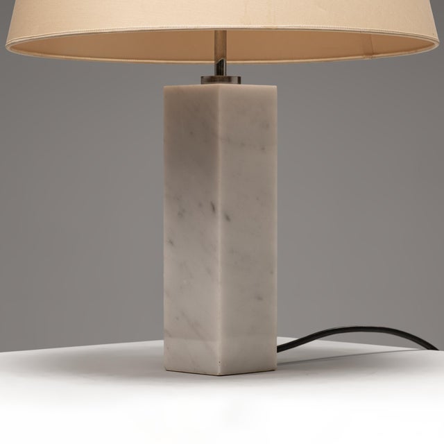 Textile Marble Model 180 Table Lamp by Florence Knoll for Knoll Inc., USA, 1960s For Sale - Image 7 of 13