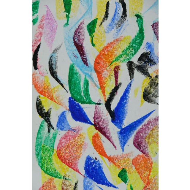 Modern Françoise Galle, Blazing Brilliance, Pastel For Sale - Image 3 of 6