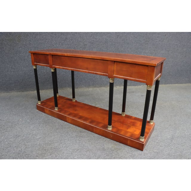 Century Furniture Biedermeier Style Mahogany Console Table For Sale - Image 14 of 14