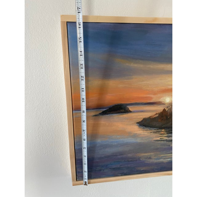 Paint Original Pacific Northwest Landscape Painting – Deception Pass by Francisco Peña – Framed For Sale - Image 7 of 8