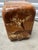 Vintage Boho Wood and Brass Carved Elephant For Sale - Image 4 of 8