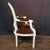 19th Century French Louis XVI Carved and Painted Armchairs -a Pair For Sale - Image 14 of 14