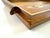 1960s Vintage Philippine Marquetry Wood Frog & Lily Pad Serving Tray For Sale - Image 5 of 13