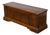 Italian 18th Century Walnut Coffer with Lift Top, Marquetry and Bracket Feet For Sale