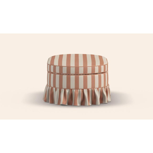 Brown Carlotta Ottoman by Ceraudo For Sale - Image 8 of 10