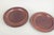 Arabia Finland Plates “Ruska”, 1960/70s. Four dinner plates in dark brown stoneware from Arabia’s iconic “Ruska” series,...