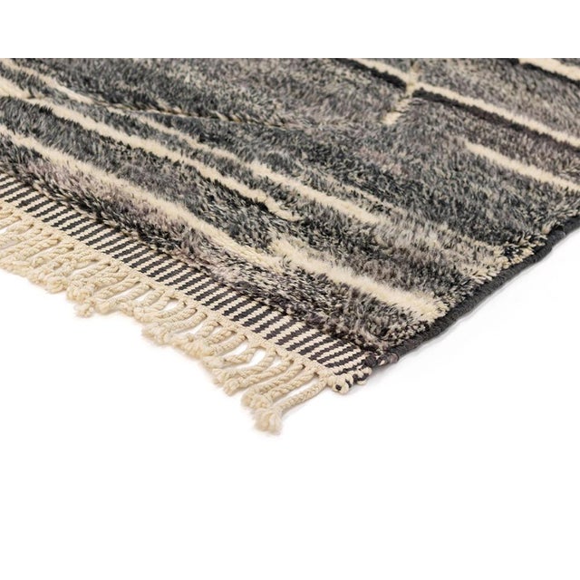 Contemporary Hand-Knotted Rug by Azele Studio For Sale - Image 3 of 10