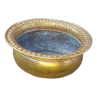 Handmade Brass Bowl by Egidio Casagrande, 1950s For Sale