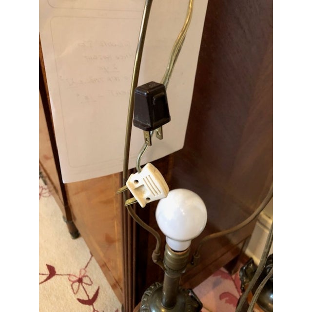 Antique Chinese Floor Lamps (Pair) For Sale - Image 9 of 10