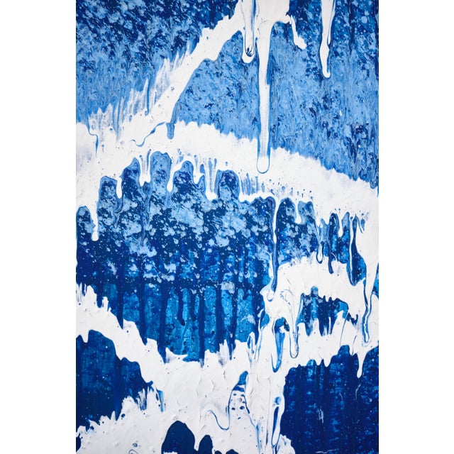 "Almost Symmetry 3" Large Abstract Acrylic Painting by Simon Findlay For Sale - Image 6 of 12