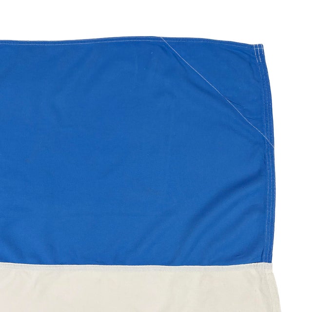 Large Vintage Sewn Nautical Signal Flag For Sale In Los Angeles - Image 6 of 6