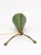 1950s Mid-Century Modern Italian Sage Green Lacquered Aluminum Tripod Table Lamp from Stilnovo, 1950s For Sale - Image 5 of 6
