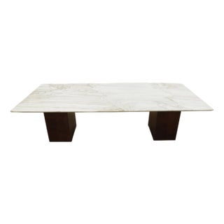 Custom Contemporary Quartzite Top Dining Table For Sale