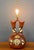 1970s Southwestern Wedding Vase Pottery Table Lamp — Hand-Painted Terracotta For Sale In Philadelphia - Image 6 of 10