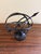 Metal Vintage English Country Iron Black Garden Armillary Sundial For Sale - Image 7 of 10