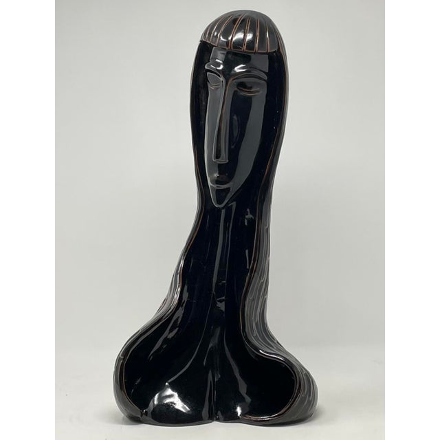1970s Tête De Femme Sculpture, Manner of Amedeo Modigliani For Sale - Image 12 of 12