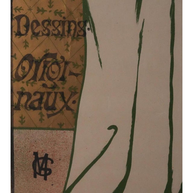 Gustave Marie, The Painter and the Print Collector, Original Signed Lithograph For Sale - Image 8 of 11