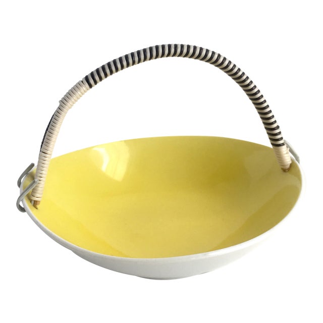1960s Mid Century Modern Yellow Candy Dish Chairish