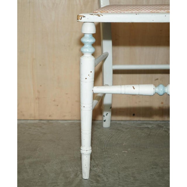 Antique French Paint Side Chair For Sale - Image 10 of 18