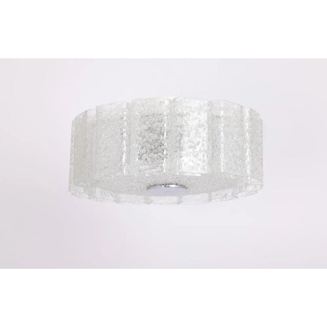 Glass Tubes Flush Mount by Doria, Germany, 1960s For Sale - Image 4 of 11