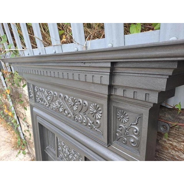 Edwardian Cast Iron Combination Fireplace Surround For Sale - Image 10 of 18
