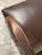 Mid-20th Century Open Arm Leather Library Desk Chair With Nailhead Accents For Sale In Atlanta - Image 6 of 9