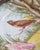 Wood 19th Century Napoleon III Pedestal Table with Marquetry and Painted Earthenware Basin, France For Sale - Image 7 of 9