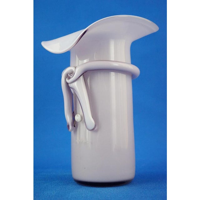 20th Century Purple Sommerso Glass Hat Vase from La Murrina, Italy, 1970s For Sale - Image 10 of 18
