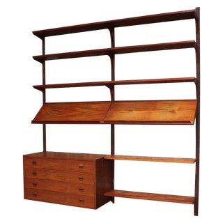 Danish Modern Teak and Rosewood Wall Unit Wall by Rud Thygesen & Johnny Sørensen For Sale