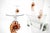 Amber Murano Glass and Pulegoso Nautilus Flutes from Cenedese, 1950s, Set of 6 For Sale - Image 12 of 18