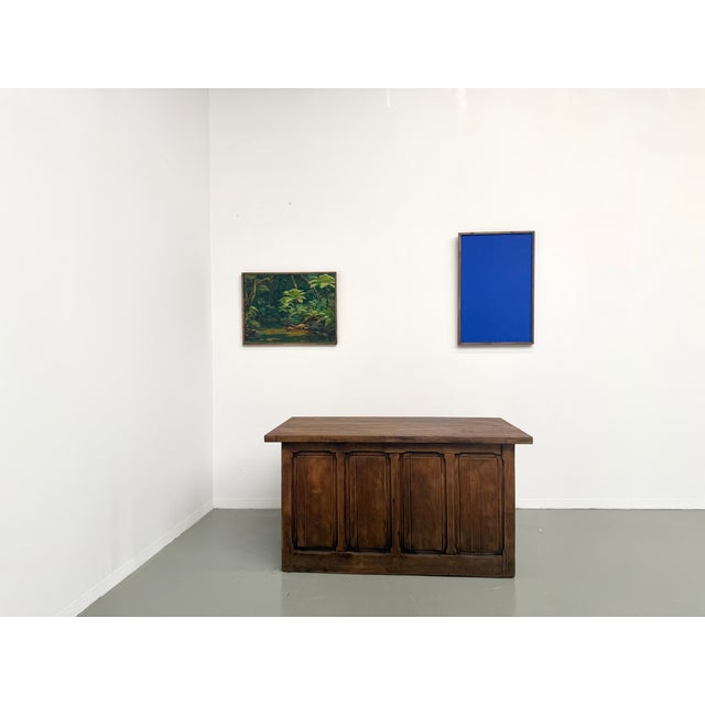 Oak Shop Counter with Drawers, France, 1920s For Sale - Image 15 of 18