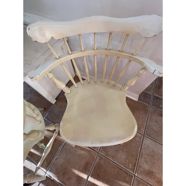 Vintage Ethan Allen Comb Chairs For Sale In Chicago - Image 6 of 12