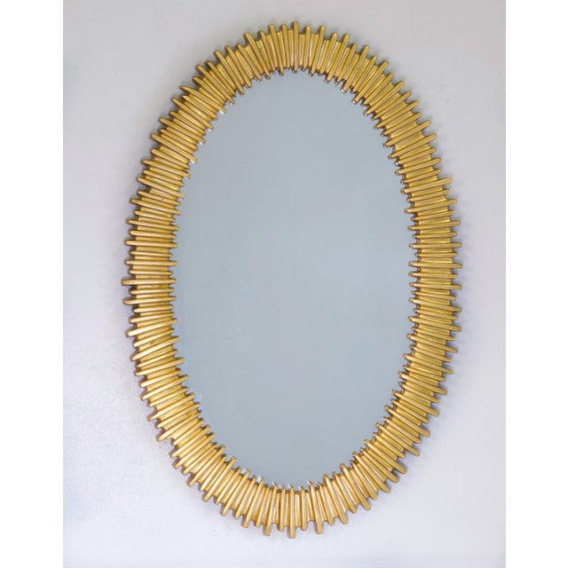 Lea Gold Oval Accent Mirror Chairish